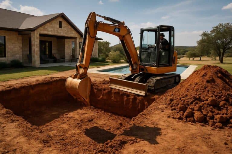 new pool dig in harper texas
