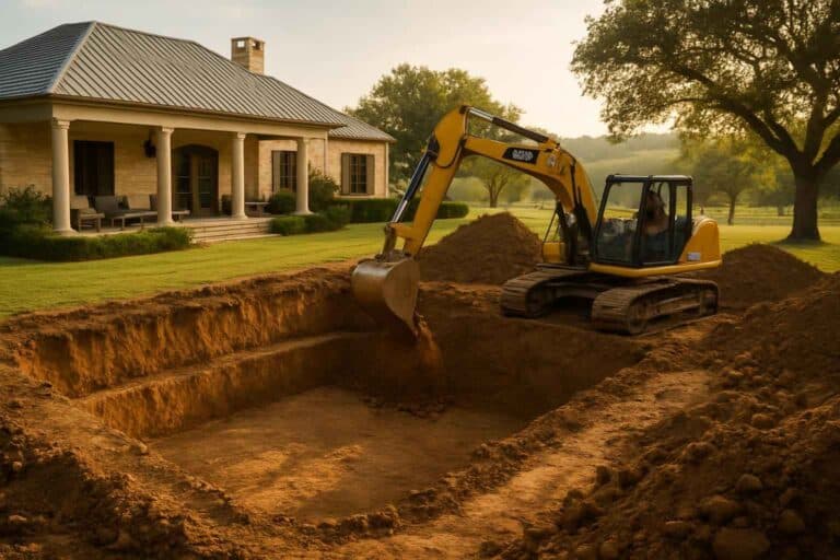 new pool dig in waring texas