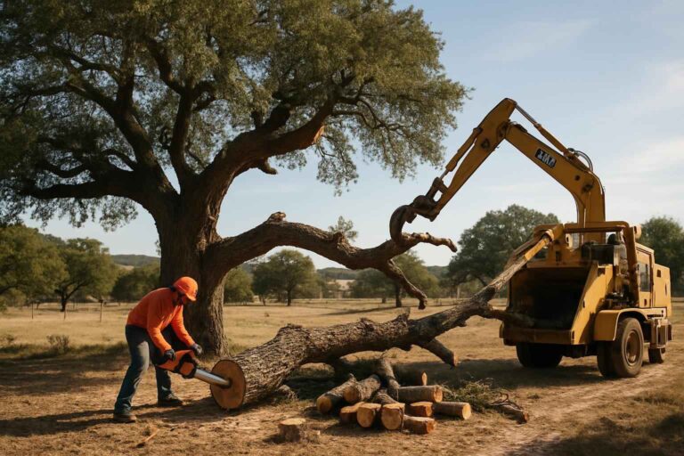 oak tree removal in doss texas
