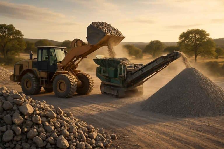 on site rock crushing in comfort texas