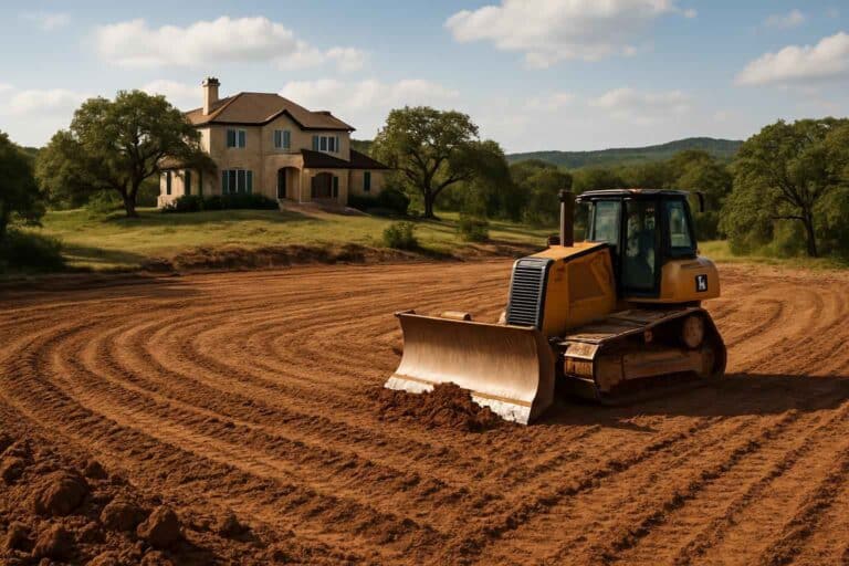 pad site clearing in kerrville texas