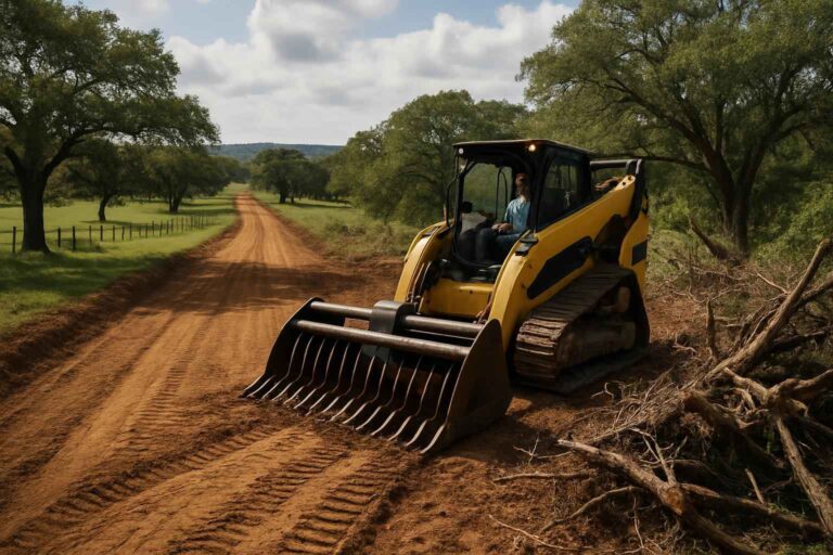 ranch road clearing in waring texas