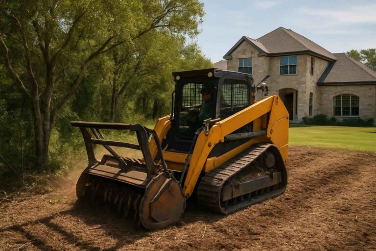 residential land clearing in center point texas
