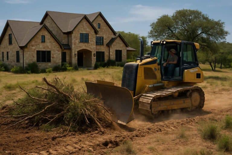 residential land clearing in doss texas