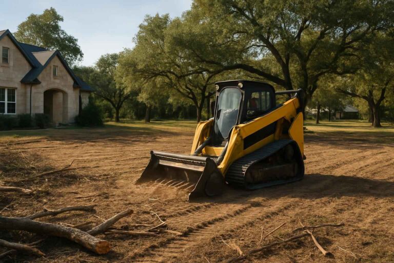 residential lot clearing in waring texas