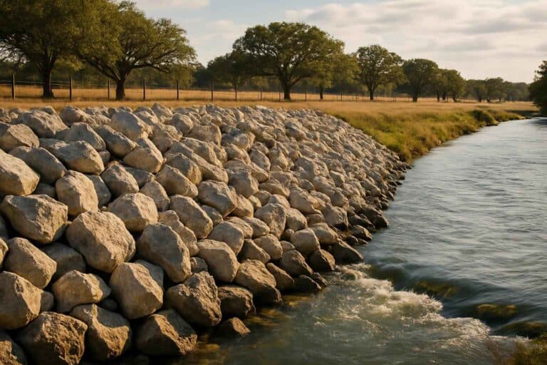 riprap rock in doss texas