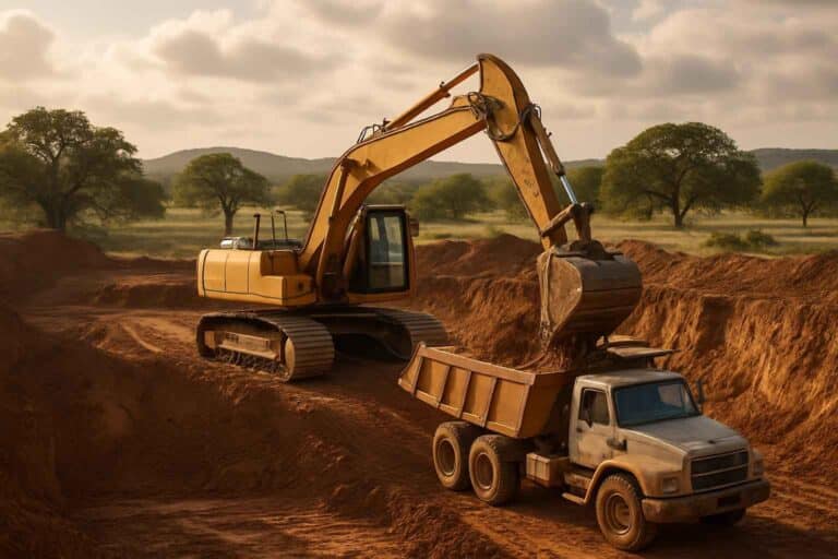 site excavation in doss texas