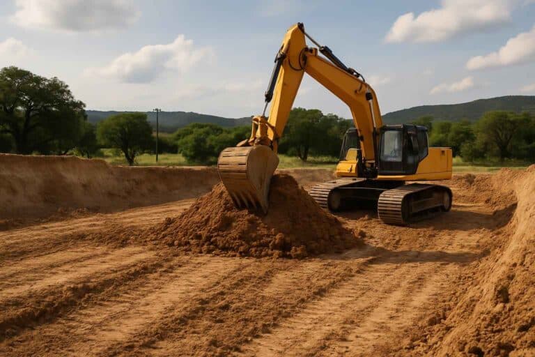 site excavation in kerrville texas