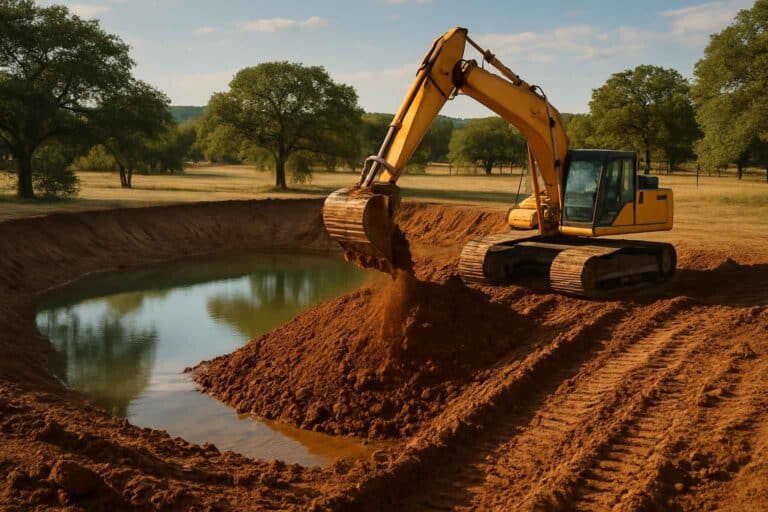 stock tank excavation in kerrville texas