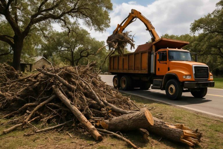 storm debris removal in waring texas