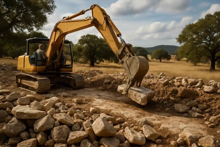 surface rock removal in hye texas