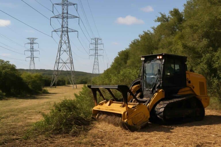 utility row clearing in kerrville texas
