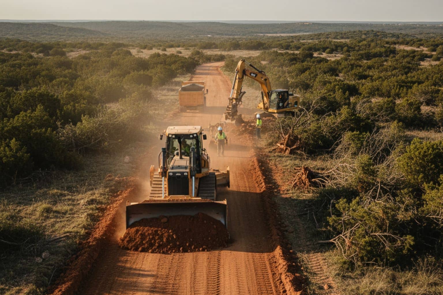 Crown And Ditch In Johnson City Texas