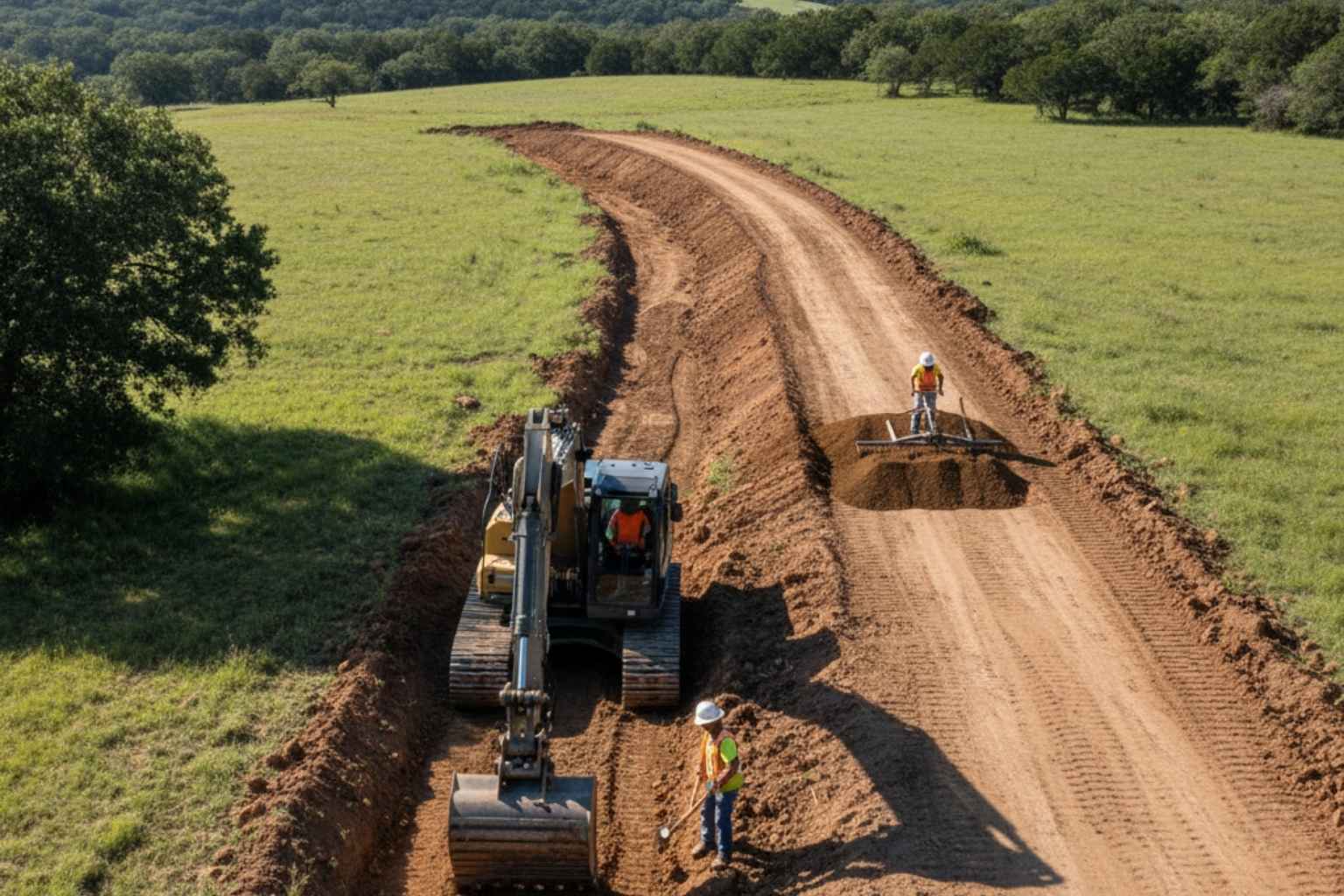 Crown And Ditch In Sisterdale Texas