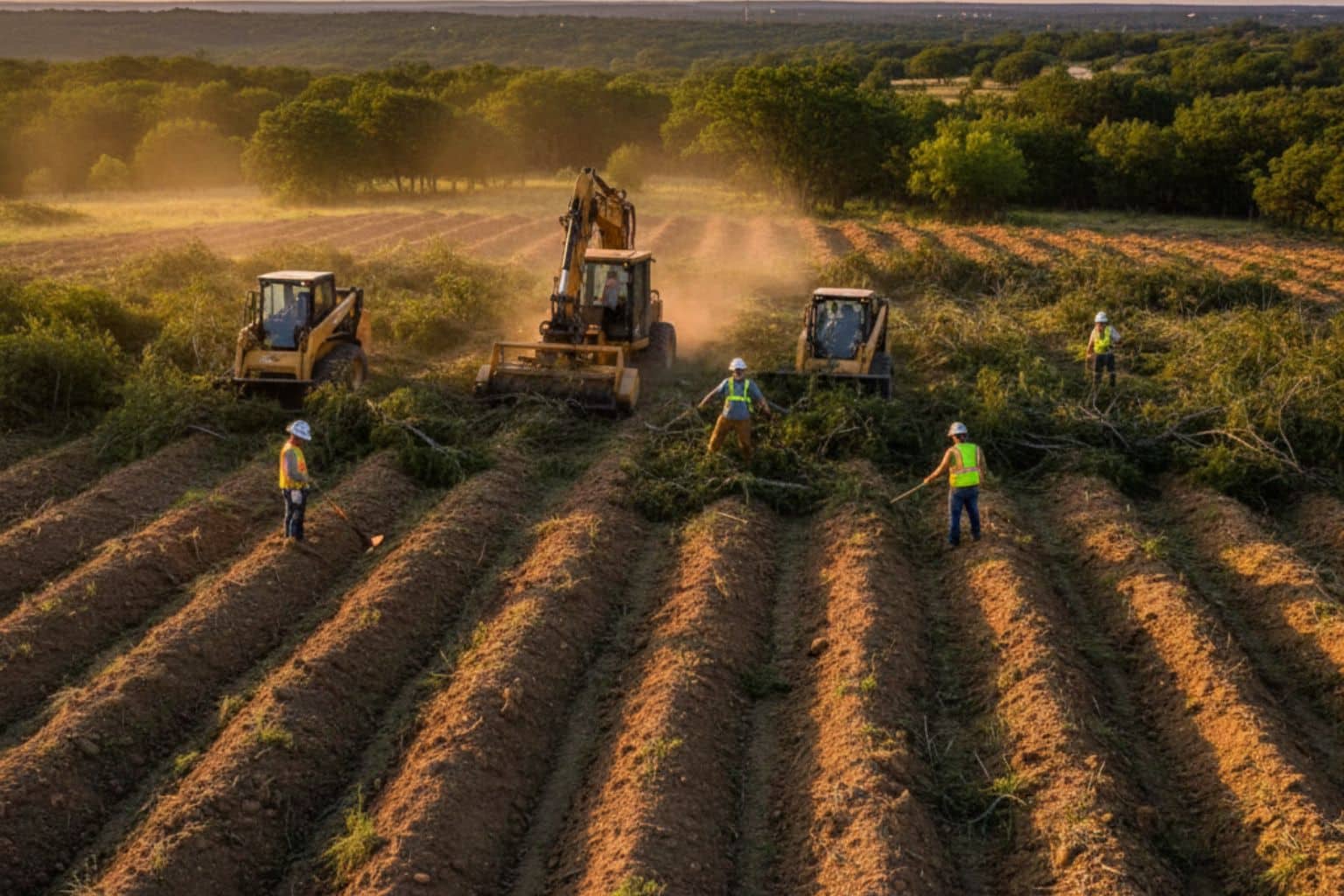 Crown and Ditch in Kendalia Texas
