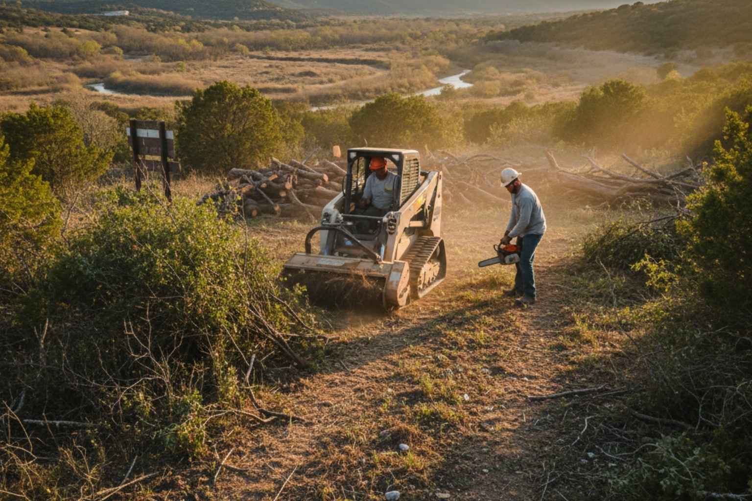 Easement Access Clearing In Camp Verde Texas