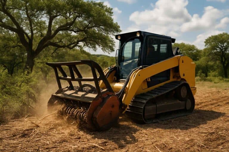 brush mulching in hunt texas
