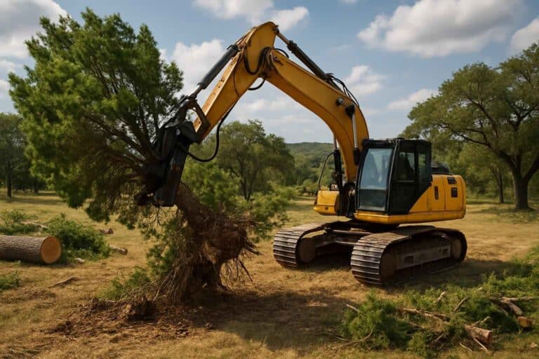cedar tree removal in sisterdale texas