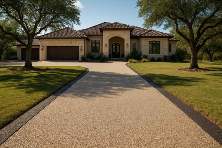 chip seal driveway in center point texas