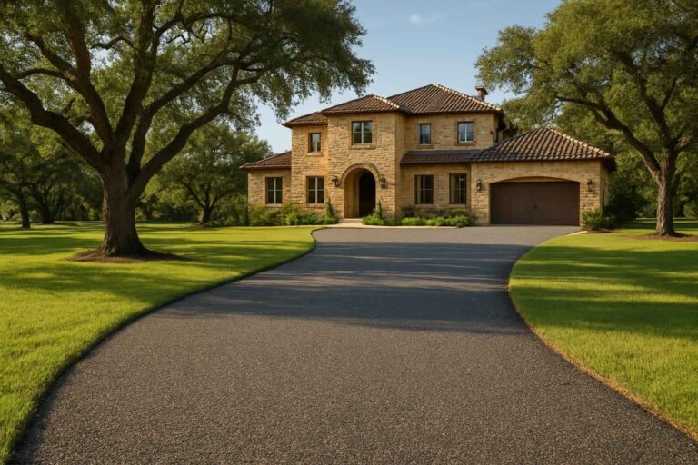 chip seal driveway in kendalia texas