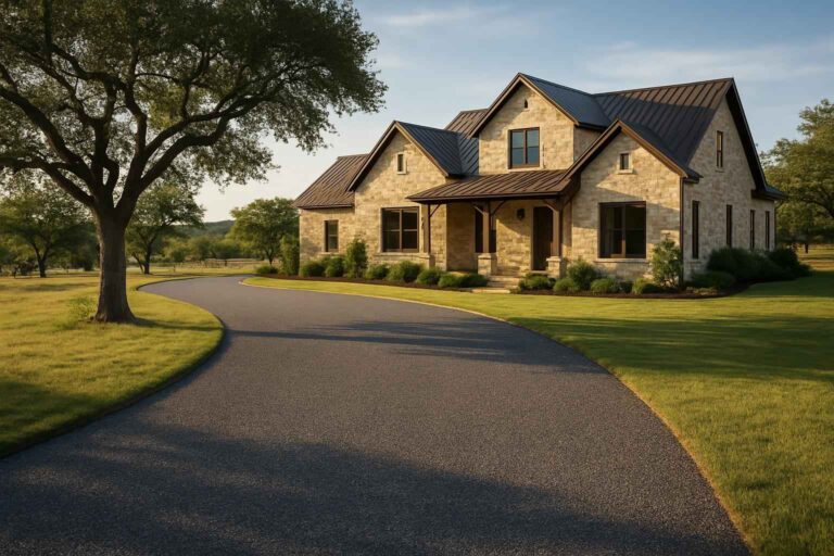 chip seal driveway in mountain home texas