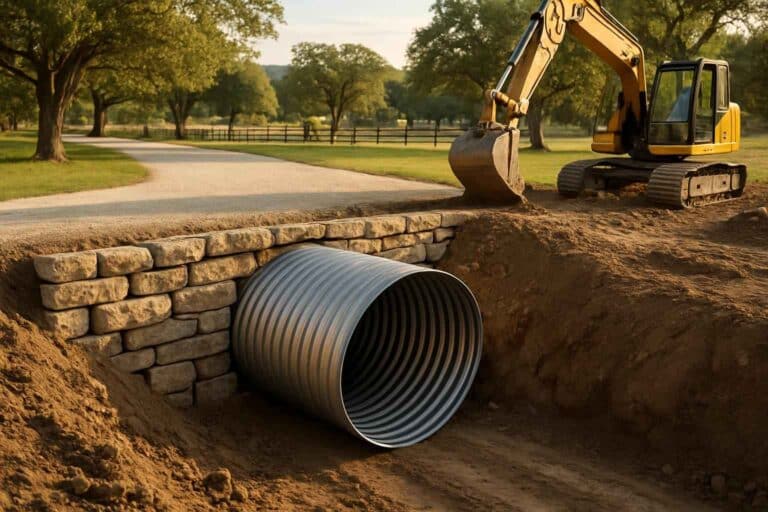 culvert sizing and install in camp verde texas