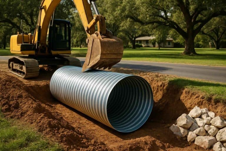 culvert sizing and install in center point texas
