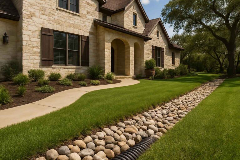 french drains in blanco texas