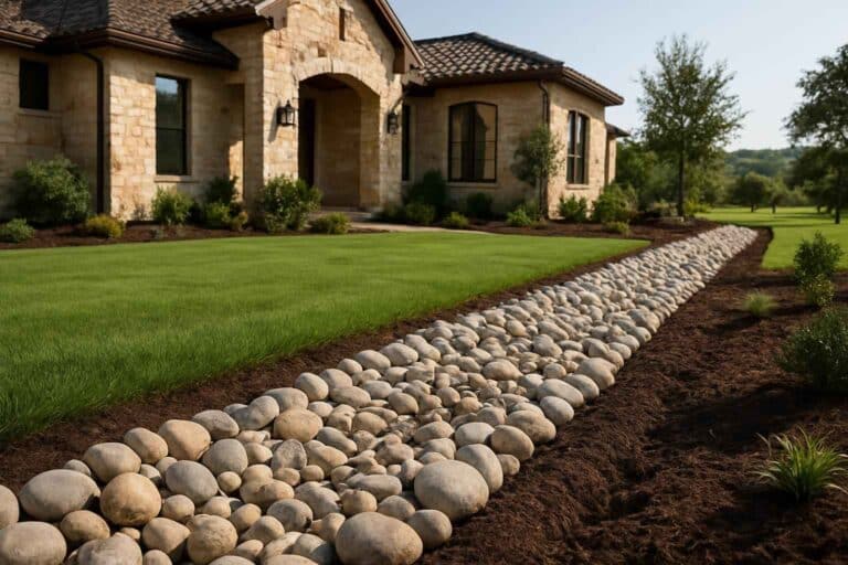 french drains in johnson city texas