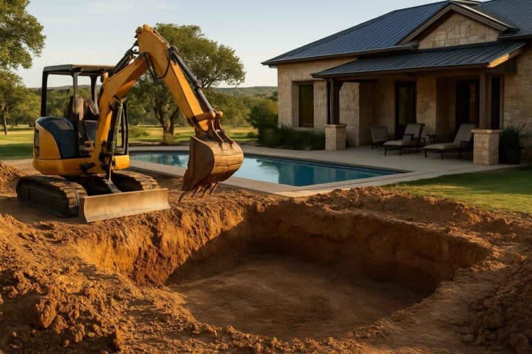 new pool dig in mountain home texas
