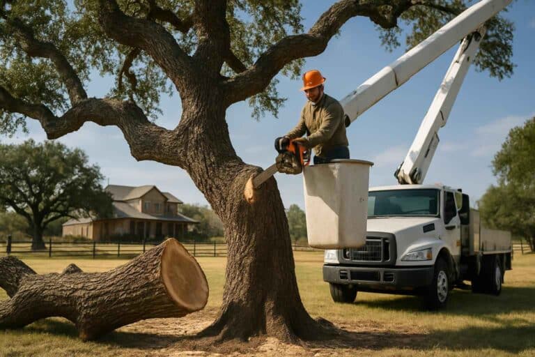 oak tree removal in blanco texas