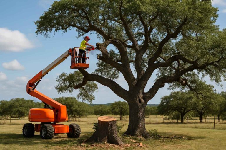oak tree removal in johnson city texas