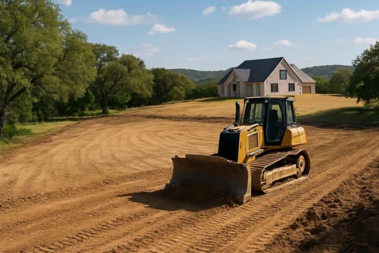 pad site clearing in sisterdale texas