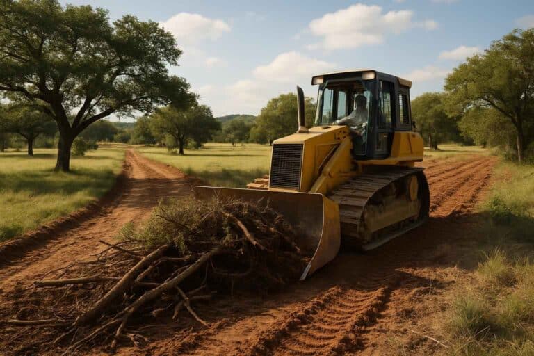 ranch road clearing in center point texas