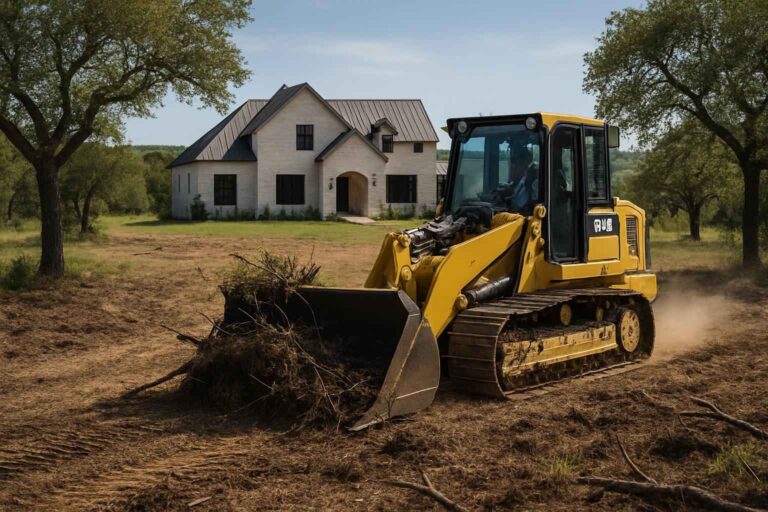residential land clearing in blanco texas