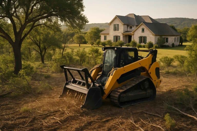 residential land clearing in sisterdale texas