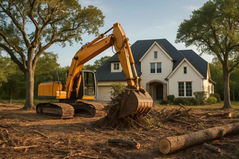 residential lot clearing in center point texas