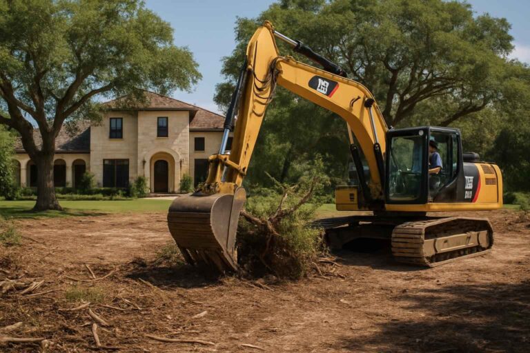 residential lot clearing in ingram texas
