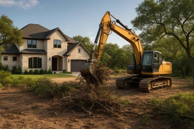 residential lot clearing in johnson city texas