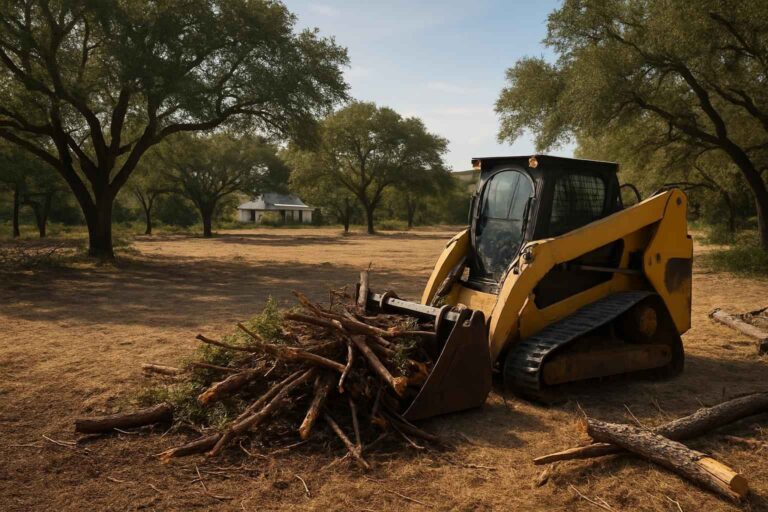 residential lot clearing in sisterdale texas
