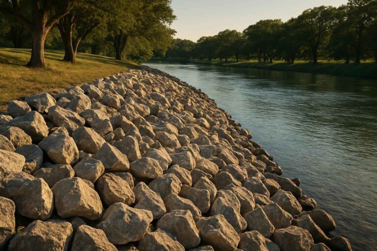 riprap rock in center point texas