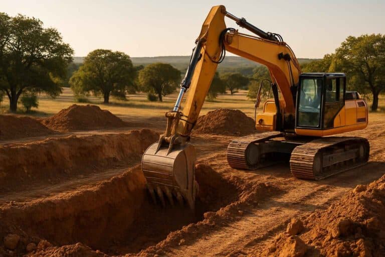 site excavation in blanco texas