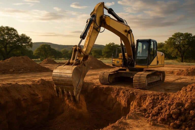 site excavation in kendalia texas