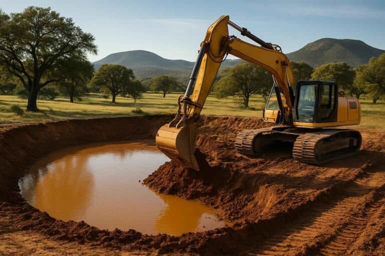 stock tank excavation in mountain home texas
