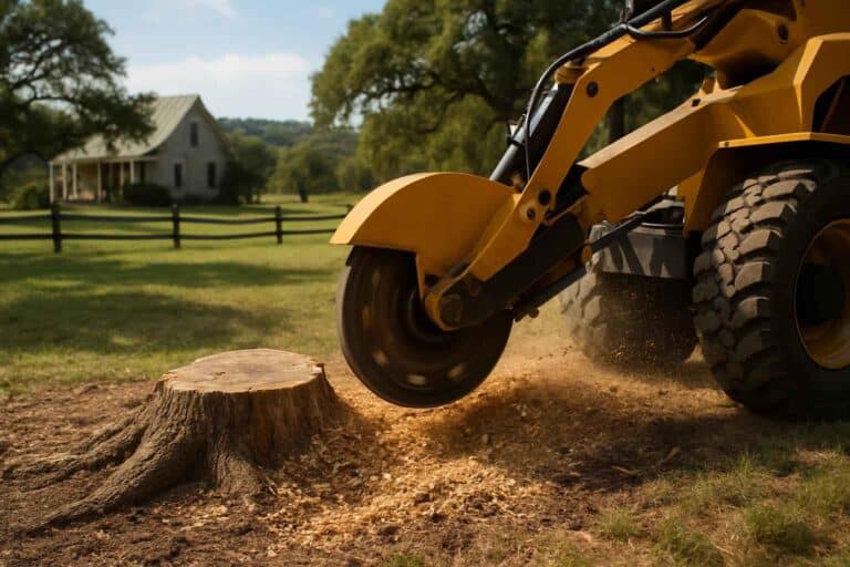 stump removal in sisterdale texas