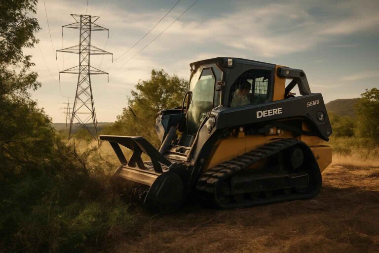 utility row clearing in johnson city texas