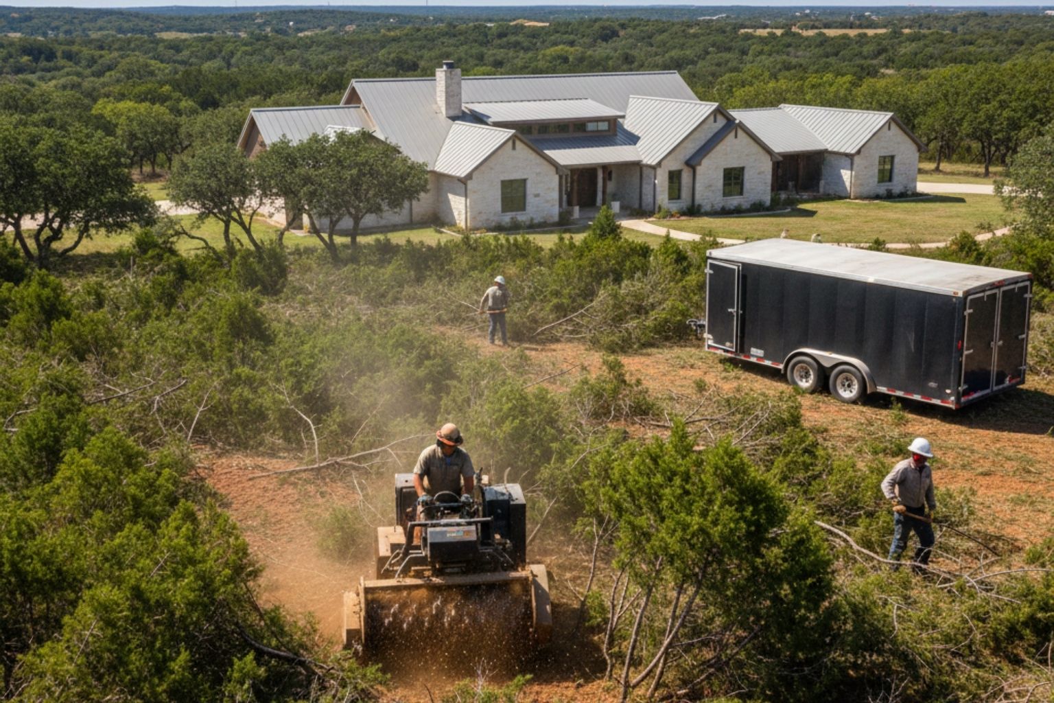 Cedar Brush Eating in Llano Texas