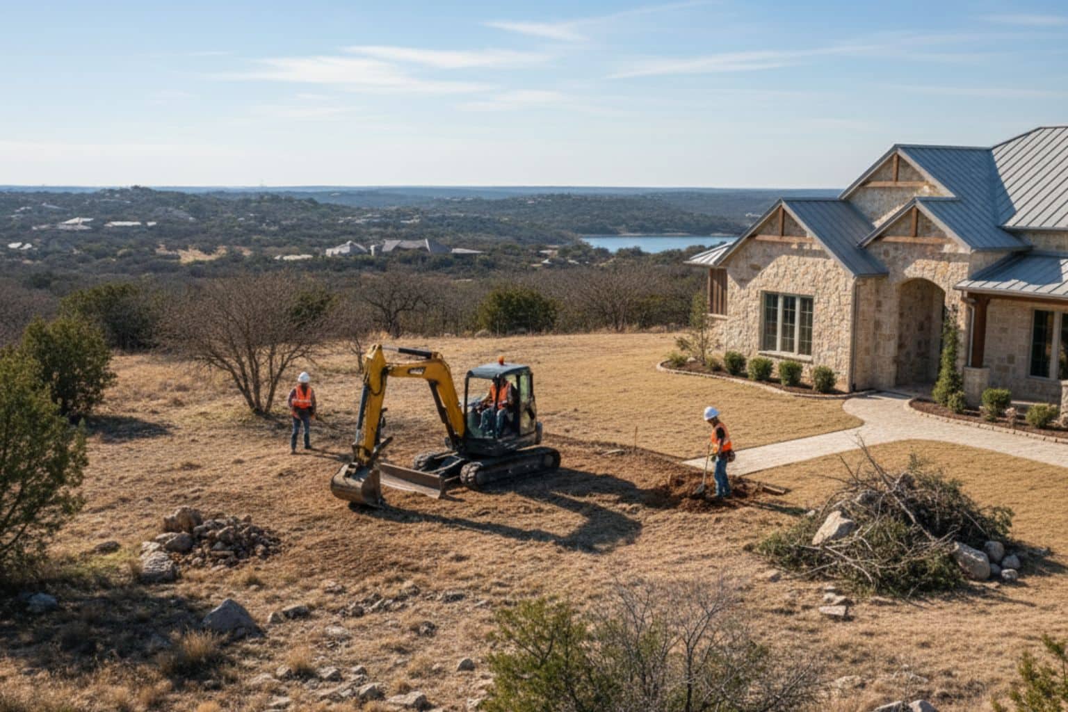 Crown And Ditch In Llano Texas