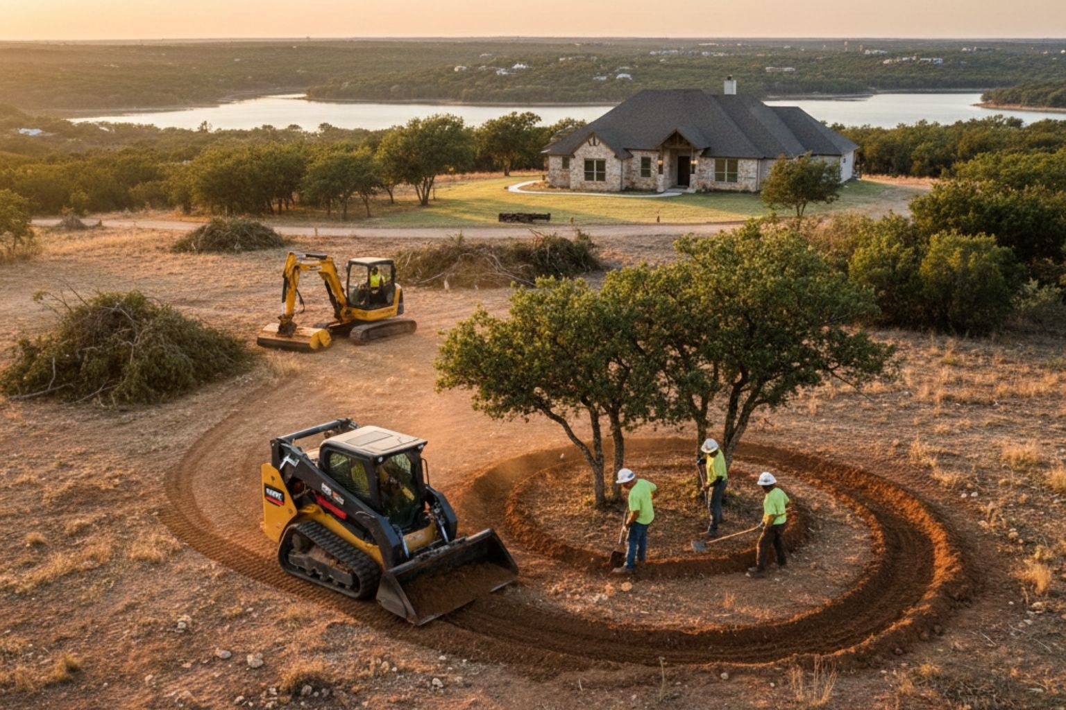 Crown and Ditch in Kingsland Texas