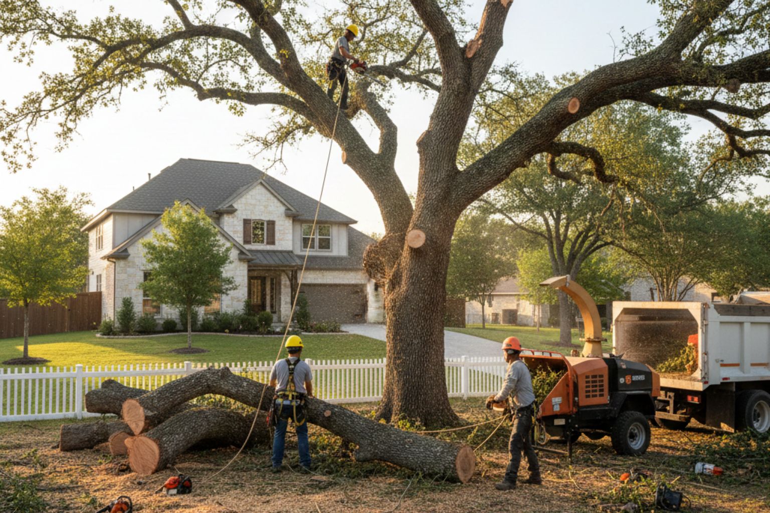 Large Tree Removal In Cypress Mill Texas
